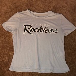 Reckless crop/just above jean level